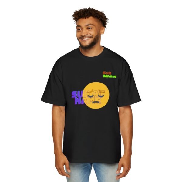 Men's Heavy Oversized Tee - Image 3