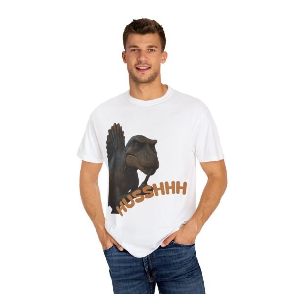 HUSS HHH Unisex Garment-Dyed T-shirt | Funny Graphic Tee, Casual Wear, Gift for Friends, Humorous Shirt, Quirky Apparel - Image 8